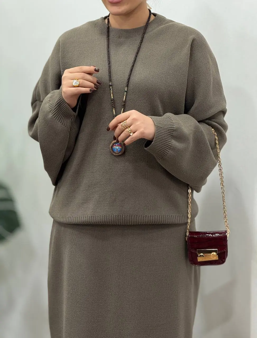 ست پلیور و دامن بافت آیسو آیرا 1